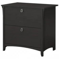 Bush Furniture Salinas Lateral File Cabinet, Vintage Black (SAF132VB-03)
