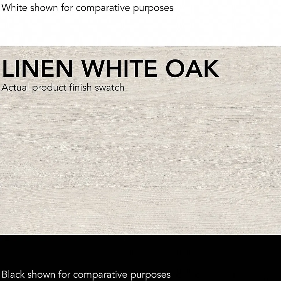 Bush Furniture Saratoga 2-Drawer Lateral File Cabinet, Linen White Oak (EX45754-03)