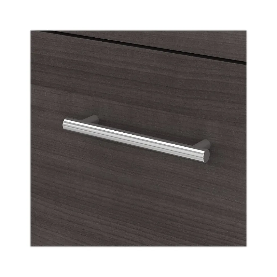 Bush Furniture Somerset 60" Computer Desk, Storm Gray/White (WC81028K)