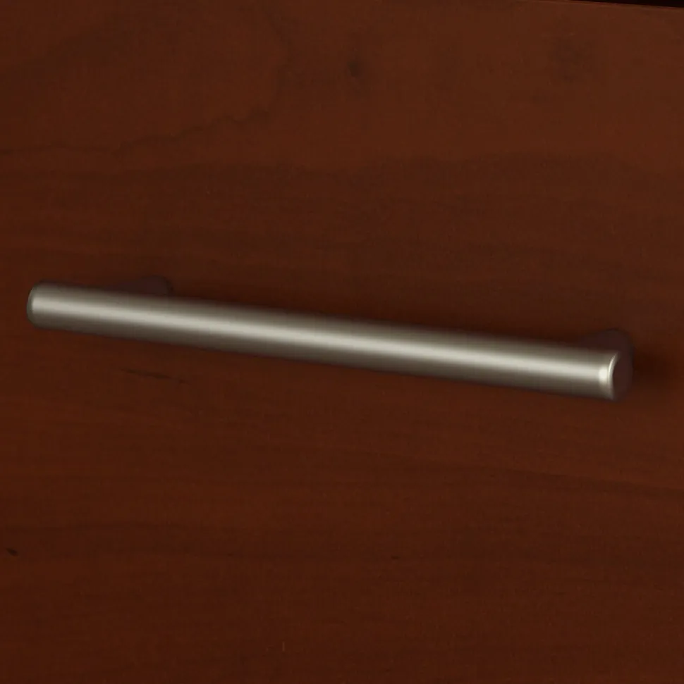 Bush Furniture Somerset 60"W L Shaped Desk with Hutch, Hansen Cherry (SET002HC)