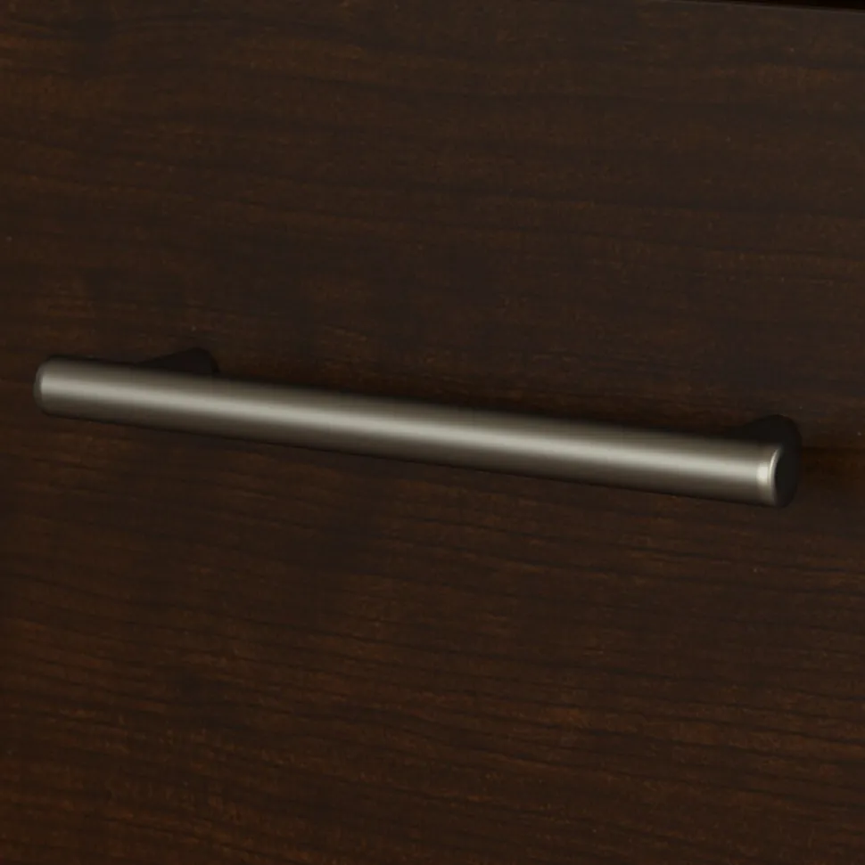 Bush Furniture Somerset 72"W L Shaped Desk with Hutch, Lateral File Cabinet and Bookcase, Mocha Cherry (SET012MR)