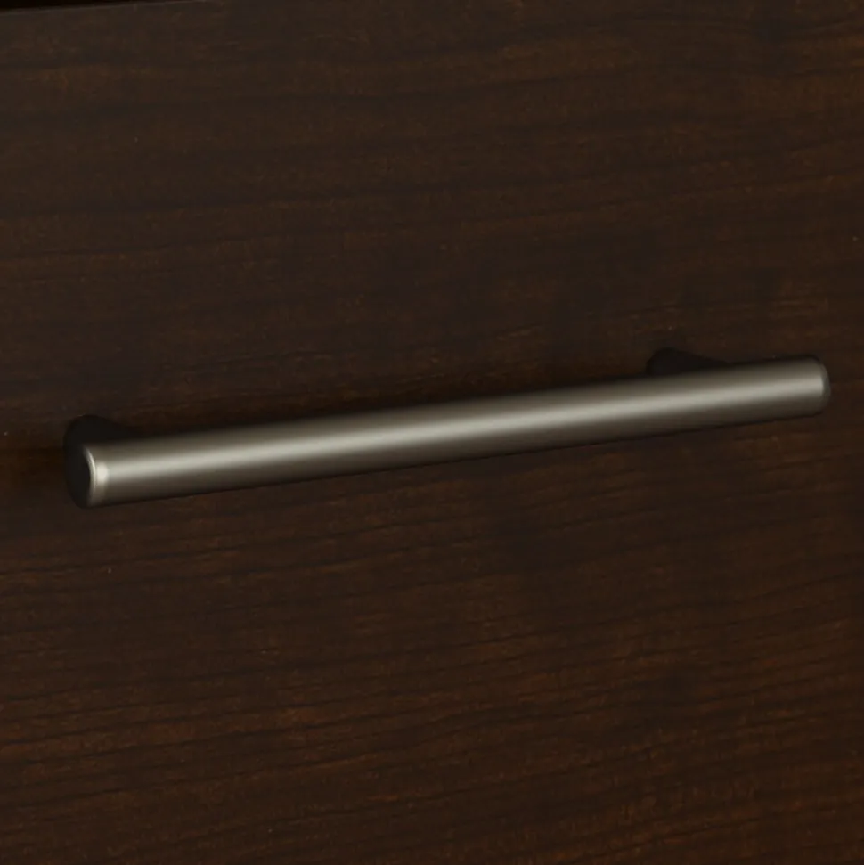 Bush Furniture Somerset 72"W Office Desk with Drawers and Hutch, Mocha Cherry (SET018MR)