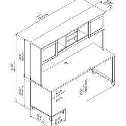 Bush Furniture Somerset 72