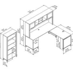 Bush Furniture Somerset 72