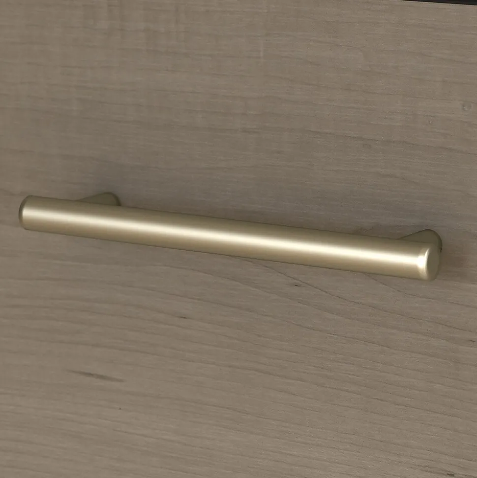 Bush Furniture Somerset 60"W L Shaped Desk with Storage, Ash Gray (WC81630K)