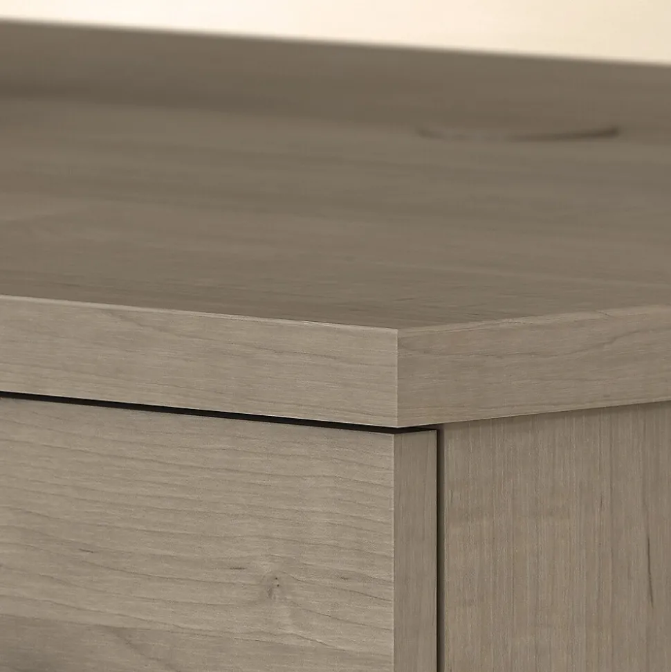 Bush Furniture Somerset 60"W Office Desk with Drawers, Ash Gray (WC81628K)