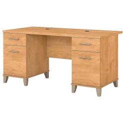 Bush Furniture Somerset 60"W Desk, Maple Cross (WC81428)
