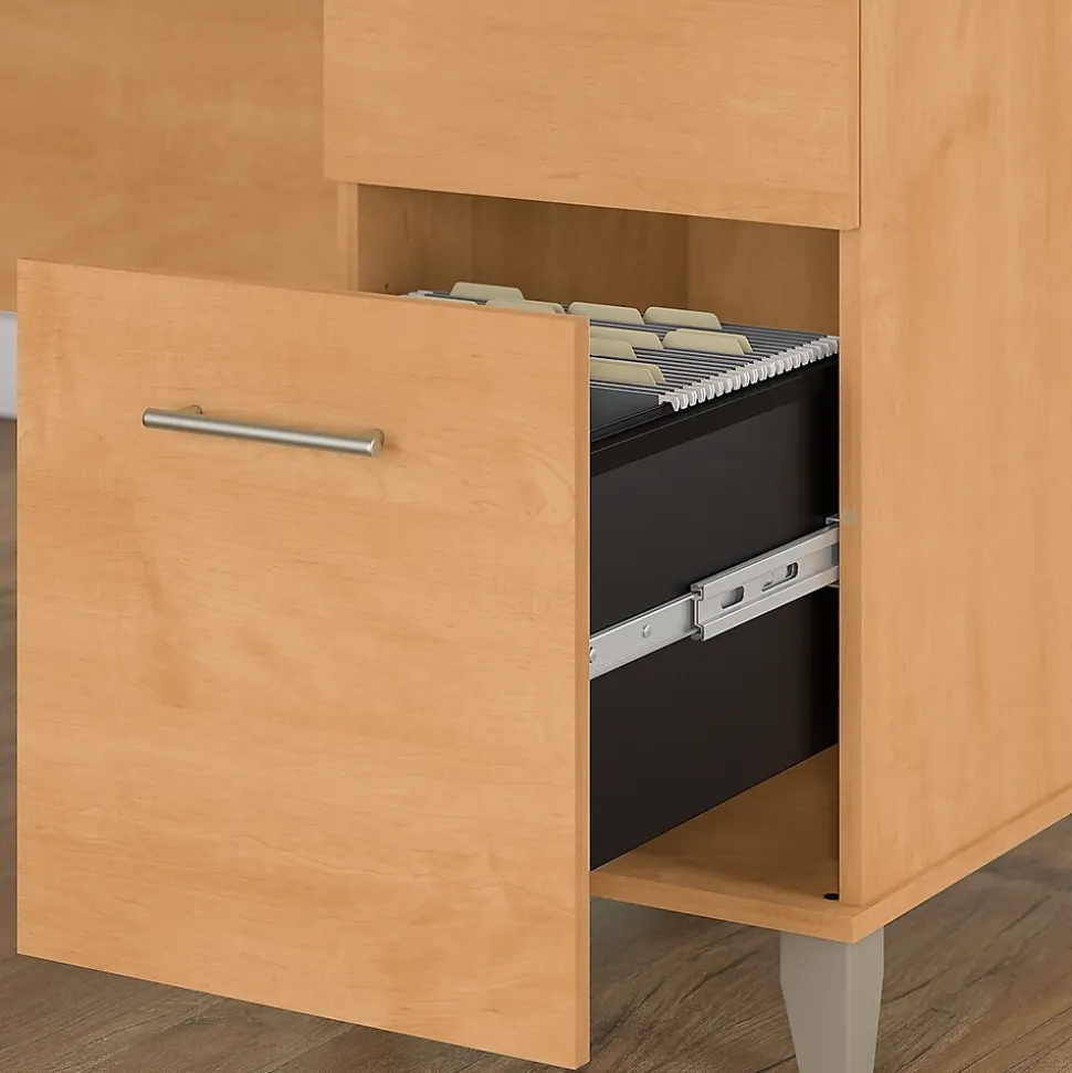 Bush Furniture Somerset 60"W Desk, Maple Cross (WC81428)