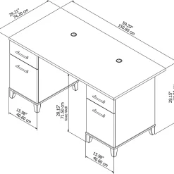 Bush Furniture Somerset 60