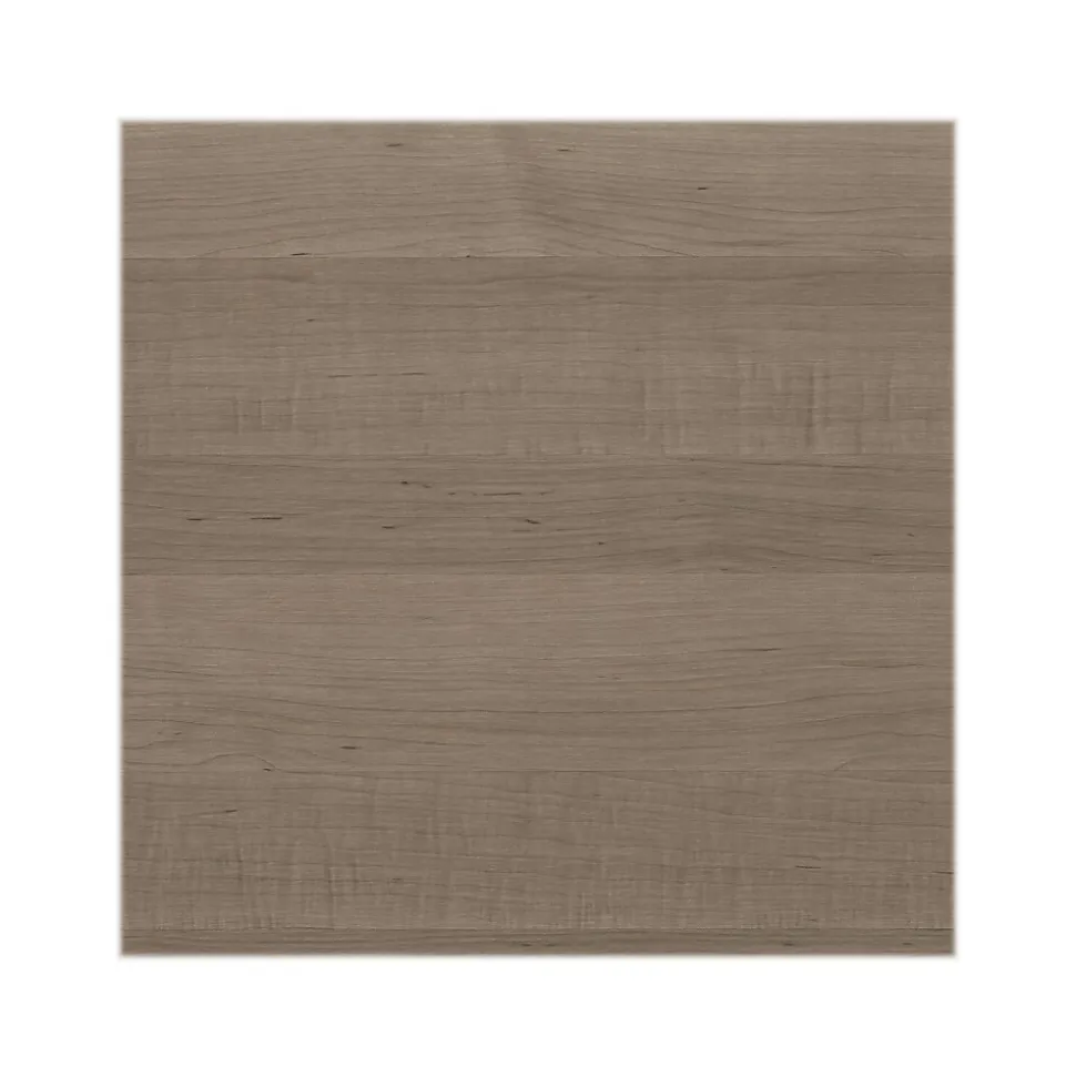 Bush Furniture Universal 72"H 5-Shelf Bookcase with Adjustable Shelves, Ash Gray Laminated Wood (WL12427)