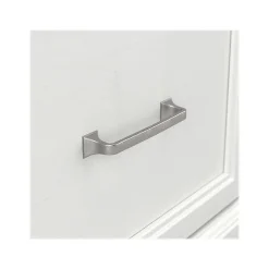 Bush Furniture Woodland Entryway Storage Set with Hall Trees and Shoe Bench with Drawers, White Ash (WDL012WAS)