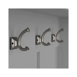 Bush Furniture Woodland 24W Hall Tree and Small Shoe Bench with Drawer, Cape Cod Gray (WDL007CG)