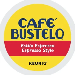Cafe Bustelo Espresso Coffee Keurig® K-Cup® Pods, Dark Roast, 96/Carton (10074471112668)