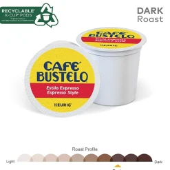 Cafe Bustelo Espresso Coffee Keurig® K-Cup® Pods, Dark Roast, 96/Carton (10074471112668)