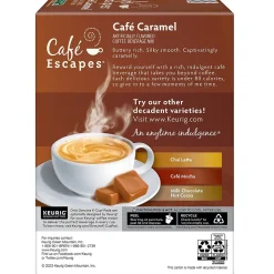 Cafe Escapes Caramel Coffee Keurig® K-Cup® Pods, Light Roast, 24/Box (GMT6813)