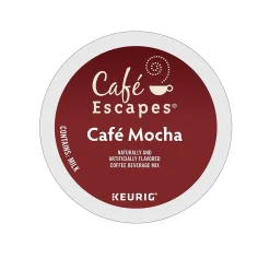 Cafe Escapes Mocha Coffee Keurig® K-Cup® Pods, 96/Carton (68037)
