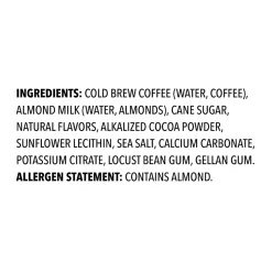 Califia Farms Cold Brew with Almond Milk Mocha Noir 10.5 oz, 8/Pack (902-00446)