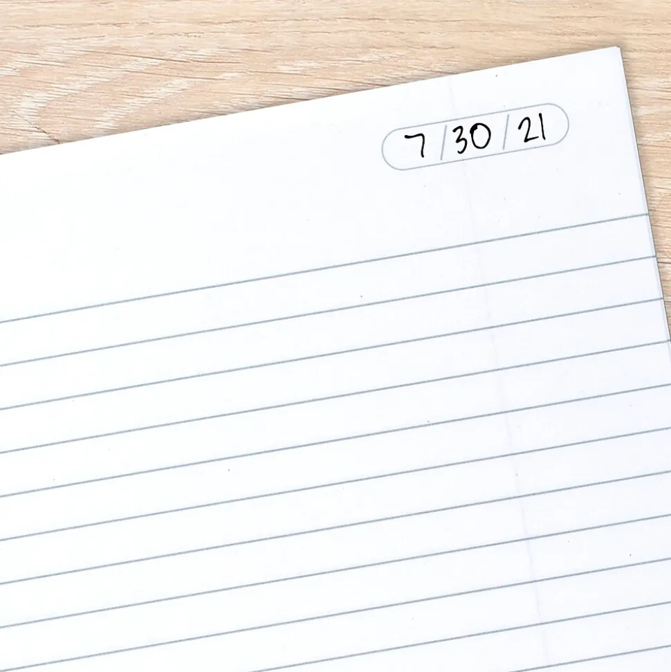 Cambridge Legal 1-Subject Professional Notebooks, 6.5" x 9.5", Legal Ruled, 80 Sheets, Gray (06672)