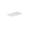 Cambro 1/9 Size Camwear® Notched Flat Cover, 6 15/16" L x 4 1/4" W, Clear (90CWCN135)