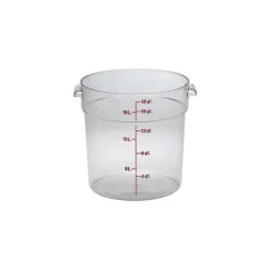 Cambro RFSCW18, 18 qt Polycarbonate Food Storage Container - Camwear Round