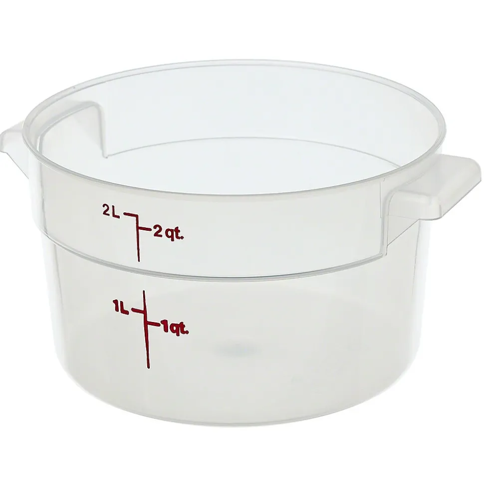 Cambro RFS2PP190, 2 qt Polypropylene Round Food Storage Container