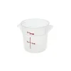 Cambro RFS1PP190, 1 qt Polypropylene Round Food Storage Container