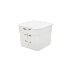 Cambro 6SFSPP190, 6 qt Polypropylene Food Storage Container - CamSquare
