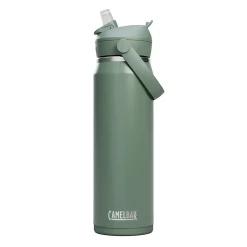 CamelBak Thrive FlipStraw Stainless Steel Vacuum Insulated Water Bottle, 32 oz., Moss (2855303001)