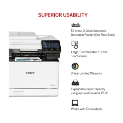 Canon imageCLASS MF753CDW Wireless Color Laser Printer, All-In-One, Print, Scan, Copy, Fax (MF753CDW)
