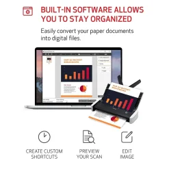 Canon imageFORMULA R10 USB Duplex Portable Document Scanner, White (4861C001)
