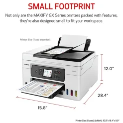 Canon MegaTank MAXIFY GX4020 Wireless Color All-in-One Inkjet Printer (5779C002)