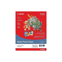 Canon MP 101 Matte Photo Paper, 8.5" x 11", 50 Sheets/Pack (7981A004)