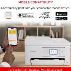 Canon PIXMA TR7820 Inkjet Printer, All-in-One, Print, Scan, Copy (6258C002)