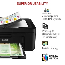 Canon PIXMA TR4720 Wireless Color Inkjet Printer, All-In-One, Print, Scan, Copy, Fax (21-MFP4)