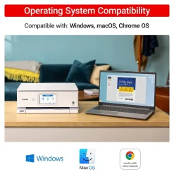 Canon PIXMA TS8820 Wireless Color Inkjet Printer, All-In-One, Print, Scan, Copy (6793C022)