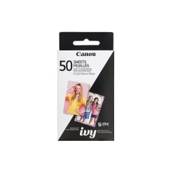 Canon ZINK Uncoated Photo Paper, 2" x 3", 10 Sheets/Pack, 5 Packs/Carton (3215C001)