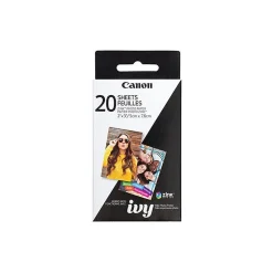Canon ZINK Uncoated Photo Paper, 2" x 3", 10 Sheets/Pack, 2 Packs/Carton (3214C001)