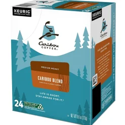 Caribou Blend Coffee Keurig® K-Cup® Pods, Medium Roast, 96/Carton (10307)