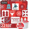 Caribou Coffee Reindeer Blend Keurig® K-Cup® Pods, Dark Roast, 22/Box (5000357727)
