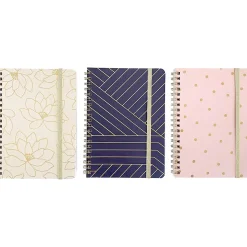 Carolina Pad Keep it in Line Professional Notebook, 5" x 7", College-Ruled, 80 Sheets, Assorted Colors (35087)