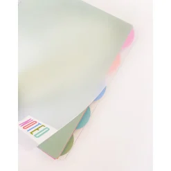 Carolina Pad Noted Premium 5-Subject Subject Notebooks, College Ruled, 150 Sheets, Assorted Colors (17514)