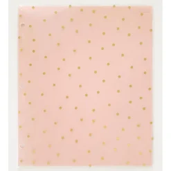 Carolina Pad Panache Glossy 3-Hole Punched 6-Pocket Folder, Assorted Colors (93001)