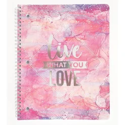 Carolina Pad Silver Lining 1-Subject Notebook, 8.5" x 10.5", College-Ruled, 80 Sheets (00001)
