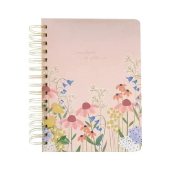 Carolina Pad Wildflower Hardcover Journal, 6" x 8", Ruled, Assorted Colors, 400 Pages (45040)