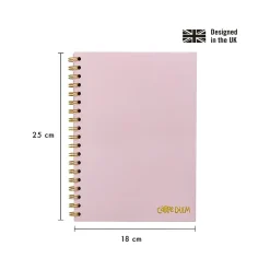 Carpe Diem Ballerina Pink 1-Subject Notebook, 7.5" x 9.75", Wide-Ruled, 80 Sheets, Pink (9376-CD)