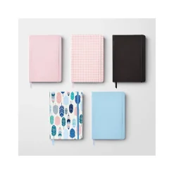 Carpe Diem Ballerina Pink Check Journal, 5.24