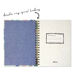 Carpe Diem Feathers 1-Subject Notebook, 7.5