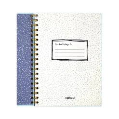 Carpe Diem Feathers 1-Subject Notebook, 7.5