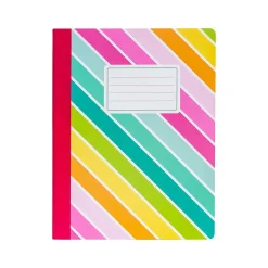 Carpe Diem Rainbow Color Wash Composition Notebooks, 7.5