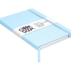 Carpe Diem Sky Blue Journal, 5.24" x 8.27", Wide-Ruled, 192 Pages (9374-CD)